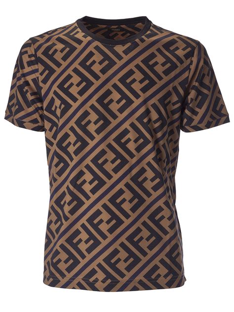 fendi double f logo shirt|More.